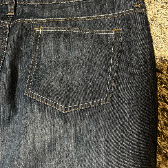 Merona mid rise, wide leg  women’s jeans size 18 - Picture 6 of 8